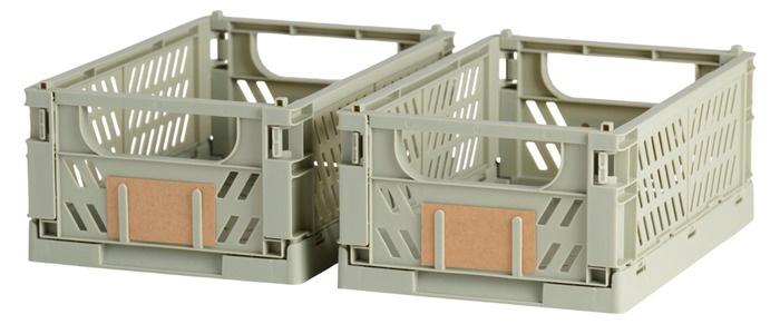 Foldekasse grøn 3,3 liter 2-pk. - DAY